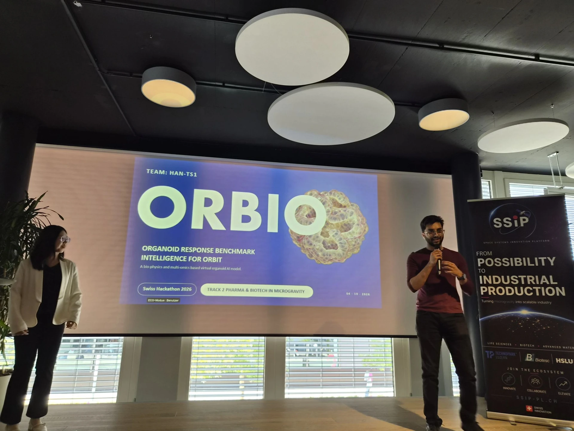 ORBIO presents its organoid research concept for microgravity experiments.