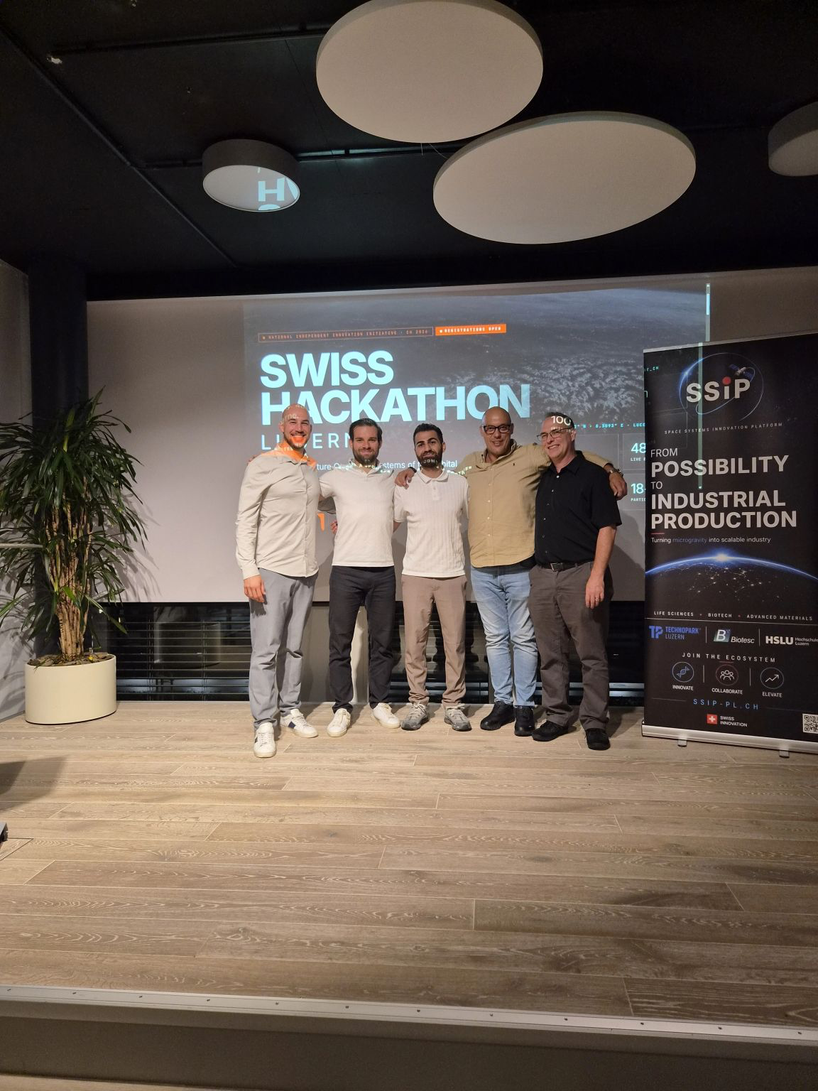 Members of the Swiss Hackathon community at Technopark Luzern.
